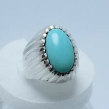 Natural dark  blue Feroza Ring For Men turquoise ring feroza Ring handmade rings