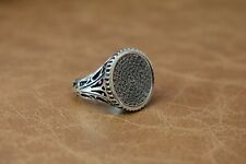 Islamic Mens Ring 925 Sterling Silver 99 Names of Allah Asma ul-Husna New 9.75