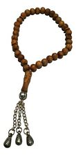 Moroccan Wood Tasbih Muslim Prayer Beads 99 Beads Subha