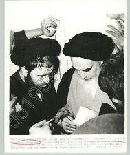 Ayatoll Ruholla Khomeini IRAN & Son Islamic Constitution Vote Press Photo 1979