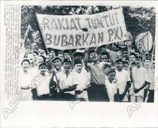 1965 Jakarta Indonesia Muslim Youths Anti Communist Demonstration Press Photo