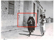 1936 Original Photo Muslim Family Women in Niqab Cairo Egypt - Luigi Schmid