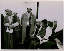 GA53 1967 Original Photo TREATING THE SICK OF ALGERIA Muslim Men Health Clinic