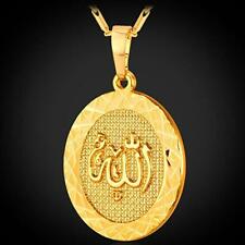 MEN  SILVER ICY BLING DIAMOND 3D MUSLIM ALLAH CHARM PENDANT*SP288