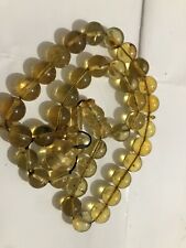 Natural Baltic Amber Islamic Prayer Beads Misbaha Tasbih Rosary 25 G 33 Beads