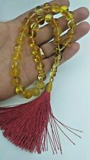 Natural baltic amber 33.2g ISLAMIC 33 PRAYER BEADS ROSARY 