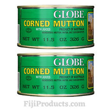 GLOBE Corned Mutton with Juices (Pack of 2 Tin) 11.5 Oz | HALAL 