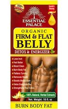 Organic Firm & Flat Belly Detox & Energizer, Burn Body Fat & Remove Waste 16 OZ