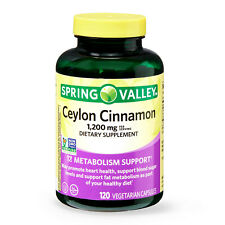 CEYLON CINNAMON Blood Sugar Supplement Diabetic 1200mg 120Ct VEGAN HALAL Capsule