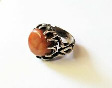 Islamic Silver Yemen Yemani agate engrave aqeeq aqiq unisex Ring