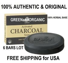 6x Bars Anti-Aging ACTIVATED CHARCOAL SOAP Acne Pimples Detox Cleanse Face Halal