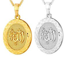 1PCS Women Men Gold Islamic Allah Quran Box Photo Locket Pendant Necklace