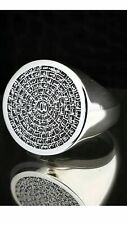 Islamic Mens Ring 925 Sterling Silver 99 Names of Allah Asma ul-Husna New 11