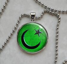 Star and Crescent Ottoman Empire Islam Islamic Pendant Necklace