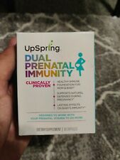 UpSpring Dual Prenatal Immunity Dietary Supplement 30 Caps, Exp 07/2022
