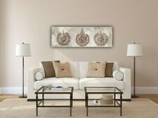 Islamic Wall Art, Canvas Ayatul Kursi, Al Falaq , Al Nas Muslim Home Decoration