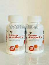 2 bot. Forever Absorbent-C(100 tab) supplement Vit.C with Oat Bran KOSHER/HALAL