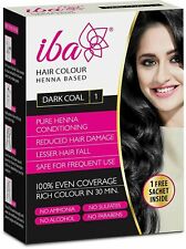 Iba Halal Care Hair Color, Dark Coal, 70 gm + Free Sachet Via FBB