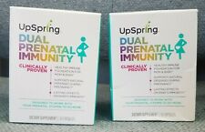 2PK Upspring Dual Prenatal Immunity Vitamin for Mom & Baby 60 Capsules exp 7/22 