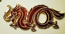 Handmade Side Dragon Wooden Carving Reverse 2