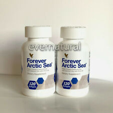 2 bott. of FOREVER ARCTIC SEA (120 Softgels ea) HALAL