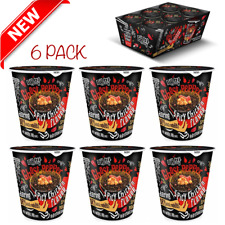 Daebak Ghost Pepper Spicy Chicken Black Noodles Authentic Korean Hot Spicy 6pack