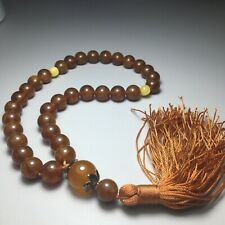 Natural Baltic Amber Muslim  Prayer Beads. 33 balls. Ball 10-12 mm.