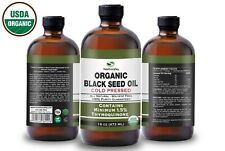 Black Seed Oil 16 oz - USDA Organic 100% Pure Cold Pressed Cumin Nigella Sativa