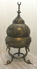 Antique Egyptian Revival Islamic Brass Incense Burner