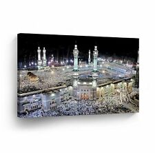 Islamic Wall Art Kaabah Mecca Canvas Print Home Decor Arabic Calligraphy