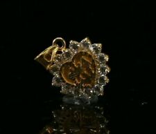 22k Pendant Solid Gold ELEGANT Classic Religious Muslim Allah Pendant p4035