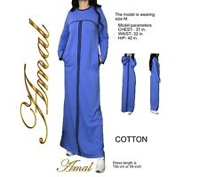 ❤️Muslim Sport Dress Maxi Long Sleeves Demi-Season Islamic Hijab USA Kaftan 