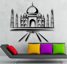 Wall Stickers Vinyl Decal Taj Mahal Mosque Islamic Travel Arabic Decor (ig485)