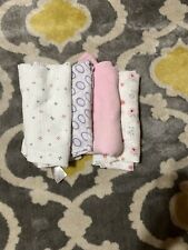 Baby Girl Infant Muslim Swaddle Blanket 4 PCS Newborn