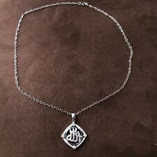 Allah Muslim Islamic Quran Real 925 Sterling Silver Necklace Pendant Charm CZ