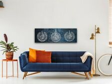Islamic Canvas Wall Art, Ayatul Kursi, Quran Art, al-Falaq al-Nas