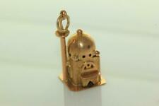 VINTAGE 14K GOLD 3D ISLAMIC MOSQUE CHARM PENDANT 14KT ISLAM