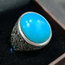 Natural old blue Feroza Ring For Men turquoise ring quality feroza Rings For Men