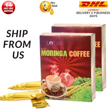 100% Organic Moringa Oleifera Herbal Coffee Improve Immune & Health 15 Sachets
