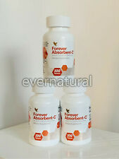 3 bot. Forever Absorbent-C(100 tab) supplement Vit.C with Oat Bran KOSHER/HALAL