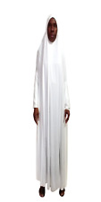 Muslim Abaya Dresses Islamic Prayer Long Sleeve Clothing Hijab Jilbab Cover Head