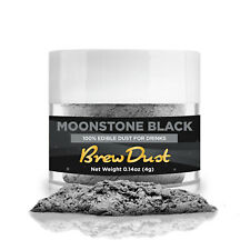 Moonstone Black Brew Dust 4g Metallic Shimmer for Garnishes & Drinks 100% Edible