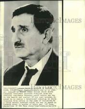 1976 Press Photo Kamal Junblatt in command of Moslem rebel forces in Lebanon