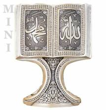 Islamic Table Decor Quran Open Book Allah & Muhammad Mother of Pearl 182-2F Mini