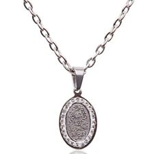 Small Crystal Silver Pt Al Qalam The Pen Quran Necklace Islamic Muslim Vanyakad 