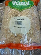 Ravi Toor Dal (Split Pigeon Peas) Vegan Halal Vegetarian Kosher 4 Lb 