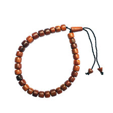 Cylinder-shaped Bead Genuine Kuka Koka Seed 33-bead Bracelet Muslim Prayer Beads