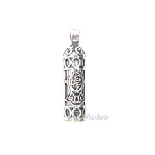 Glass Jawshan Cevsen Enclosed Sterling Silver Arabic Islamic Dua Prayer Pendant