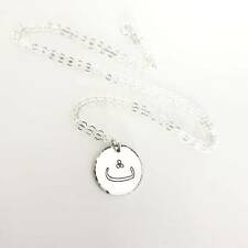 Arabic Pendant Muslim Gift - Arabic Letter Pendant Necklace in Sterling Silver 