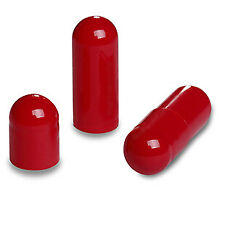 Red Gelatin Capsules Size 0*